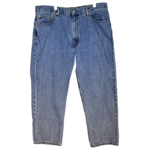 Levi's 550 Jeans Mens 40x30 Blue Relaxed Fit Tapered Leg Denim Red Tab